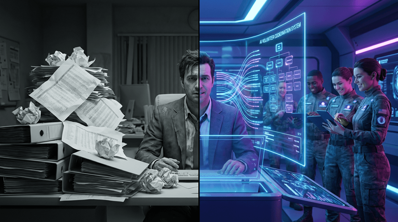 Manual Volunteer Spreadsheets Are Costing You Time: AI Solutions for Military Associations